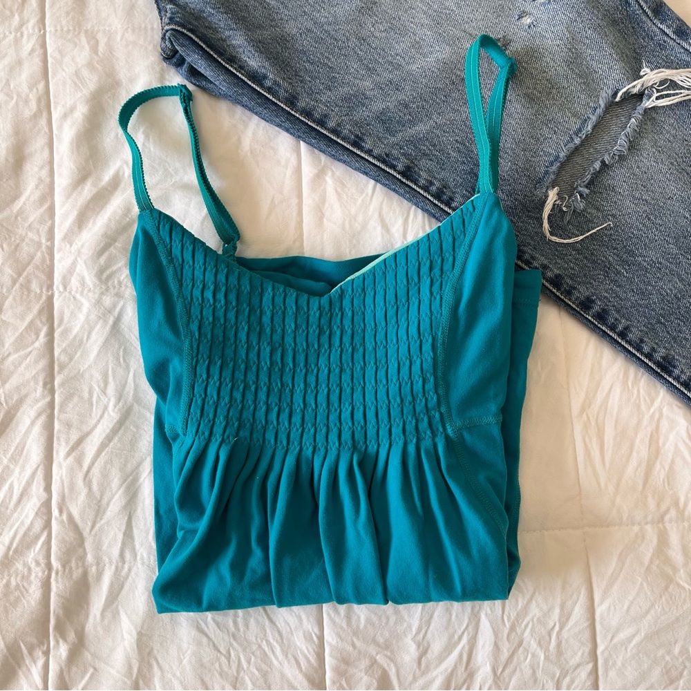 Lululemon Blue Strap Tank Top Shirt Size 6